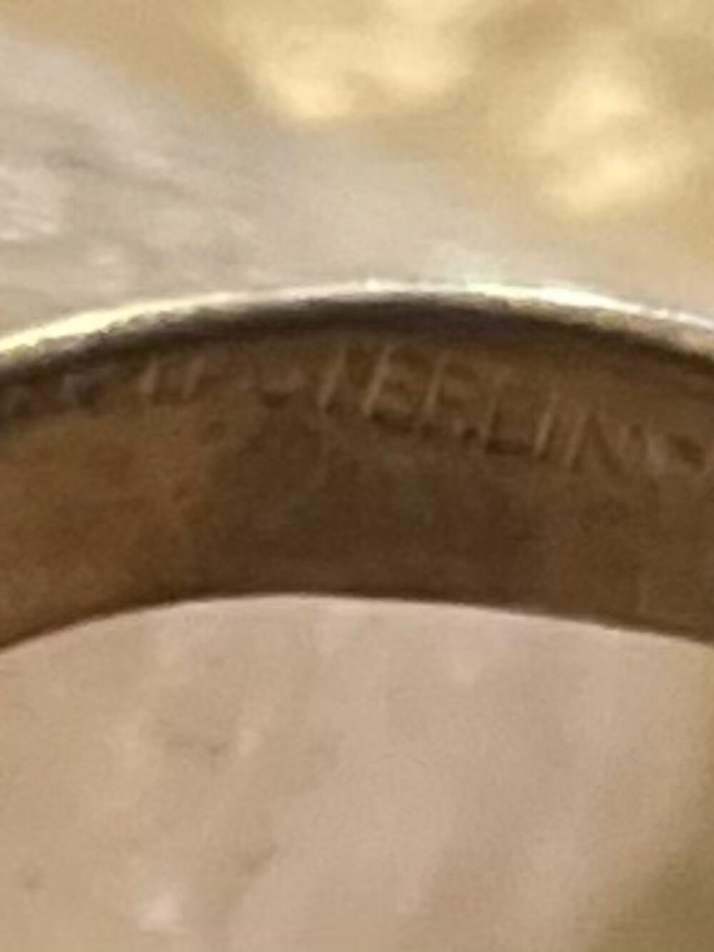 Vintage Sterling Silver Ring Abstract Handmade Statement Free Form Size 6 Boho - Picture 6 of 16